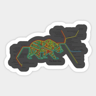 The Bear Area Sticker